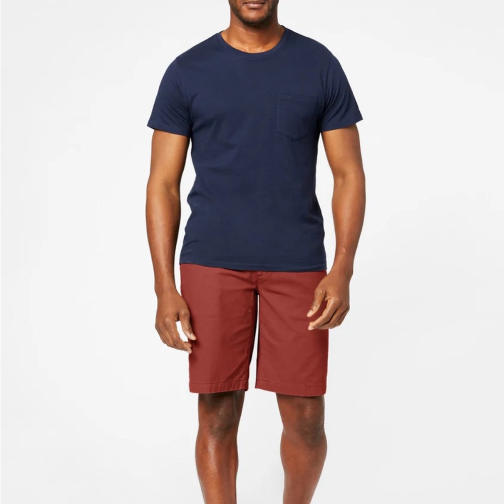 🐠DOCKERS MEN’S BURNT ORANGE SUMMER SHORTS SIZE 36IN🐠